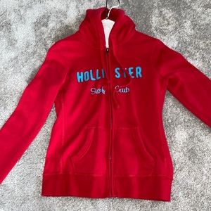 Hollister red sweater